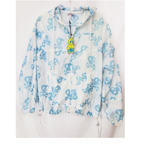 Kidrobot Other - KIDROBOT Skull Dunny Nylon Rain Jacket NWT
